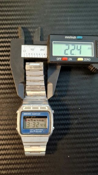Reloj digital vintage Seiko A133-5000 1970s