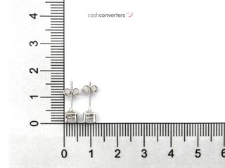 pendientes oro 18k con piedra con circonita