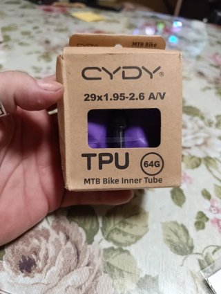 Cámara de aire CYDY TPU 29x1.95-2.6 A/V 64G