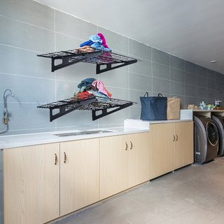 Estantería de Almacenamiento de Garaje, Paquete de 2, Estantes de Garaje de 4 x 2 pies de Alta Resistencia Montados en la Pared, Capacidad de Carga de 500 lbs (Total) Estantes Flotantes de Almacen...