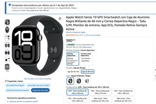 - Apple Watch Series 10 GPS, 46 mm