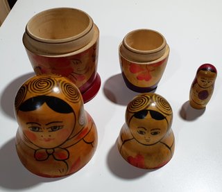 Muñecas Matrioskas Rusas Antiguas