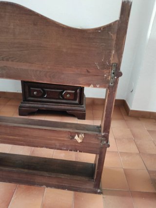 Piattaia vintage in legno