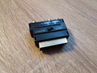 Adaptador Euroconector a RCA y S-Video