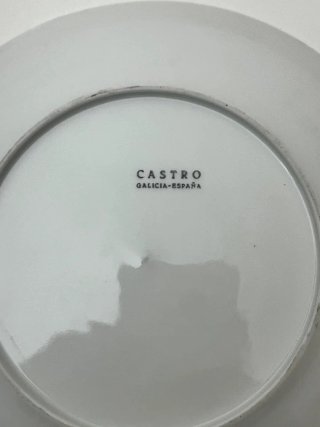 Platos Castro Galicia España