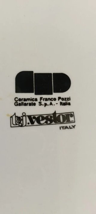 Set Ceramica Franco Pozzi Gallarate T&J Vestor