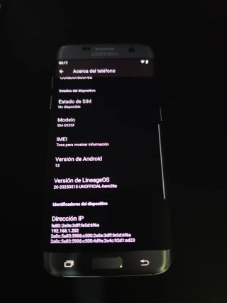 Samsung Galaxy S7 Edge Negro/Plateado