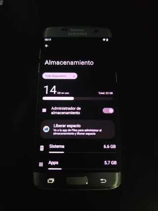 Samsung Galaxy S7 Edge Negro/Plateado