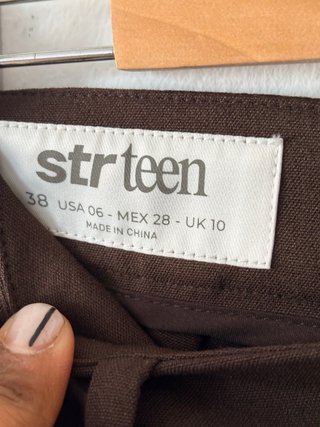 Pantalón STR Teen Marrón Stradivarius