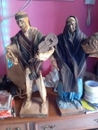 Figuras de Papel Maché Pareja