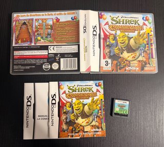 Shrek Carnival Games Nintendo DS Manual y Cartucho
