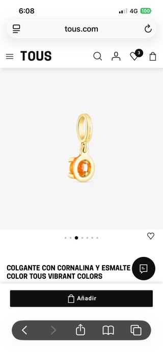 COLLAR TOUS VERMEIL ORO CADENA MESH CERTIFICADOS