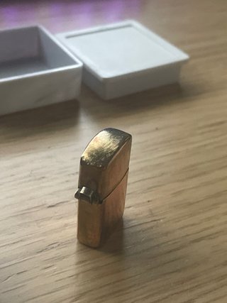 Mechero Mini cobre Gasolina Z-16.