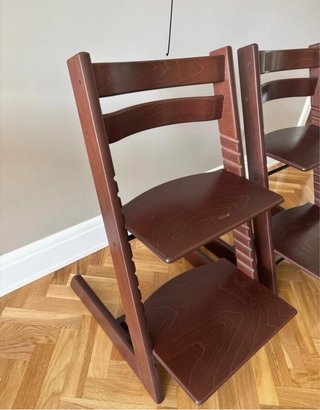 2 Seggioloni Stokke Tripp Trapp Noce