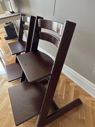 2 Seggioloni Stokke Tripp Trapp Noce