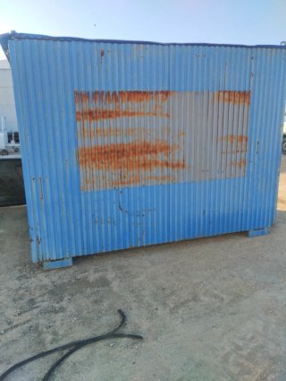 Caseta metálica gris