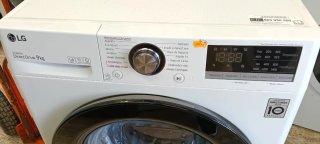 Lavadora LG DirectDrive 9 kg Blanca RPM 1400