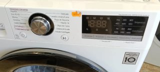 Lavadora LG DirectDrive 9 kg Blanca RPM 1400