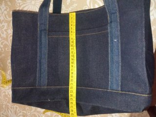 Bolso tote vaquero multi bolsillos