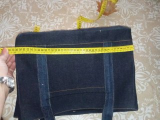 Bolso tote vaquero multi bolsillos