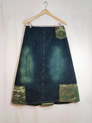 Falda JNY larga camuflaje
