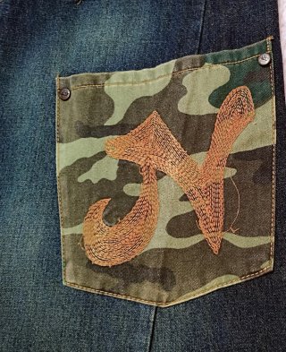Falda JNY larga camuflaje