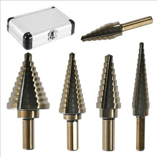 Set 5 Brocas Escalonadas Premium + Caja