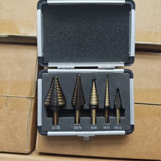 Set 5 Brocas Escalonadas Premium + Caja