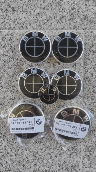 7 Logos BMW Full Black.