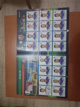 Álbum EURO 2016 Francia Panini A falta de 22 cromo