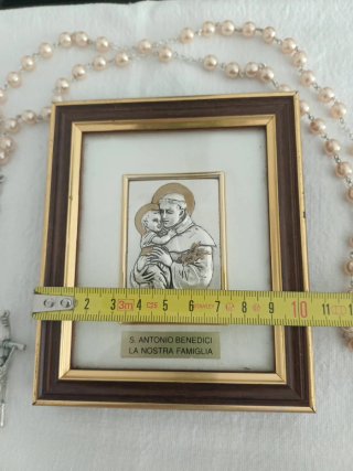 Quadretto S. Antonio Benedici + Rosario