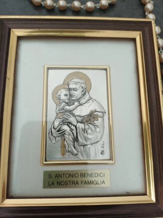 Quadretto S. Antonio Benedici + Rosario