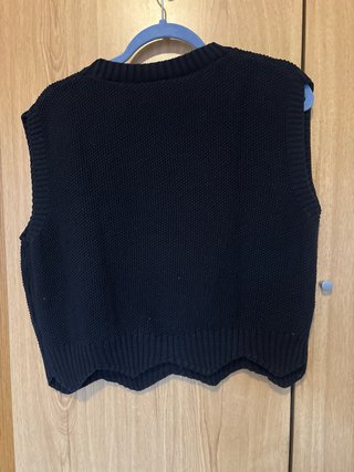 Chaleco negro talla L