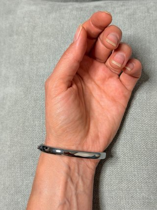 Reloj Pulsera Mujer SUNLIFEX Ovalado Plata Negro