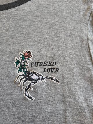 Camiseta Pull&Bear gris