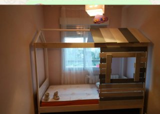 Cama Casita Montessori Madera