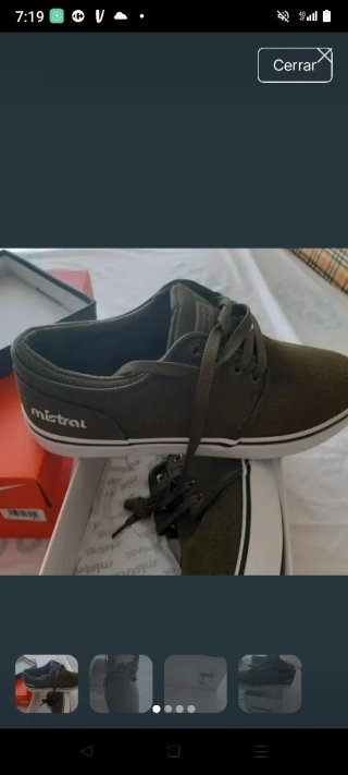 Zapatillas Mistral verdes sin estrenar