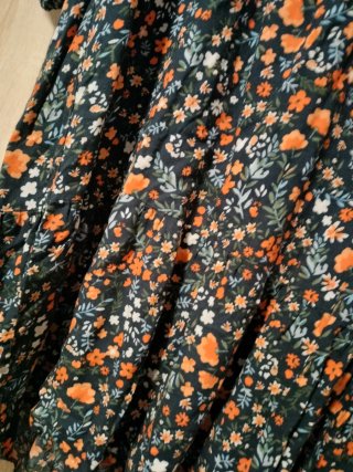 Vestido C&A flores primavera vuelo