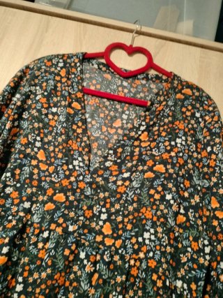 Vestido C&A flores primavera vuelo