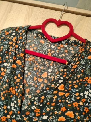 Vestido C&A flores primavera vuelo