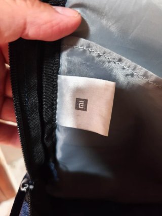 Mochila Xiaomi pequeña azul/gris
