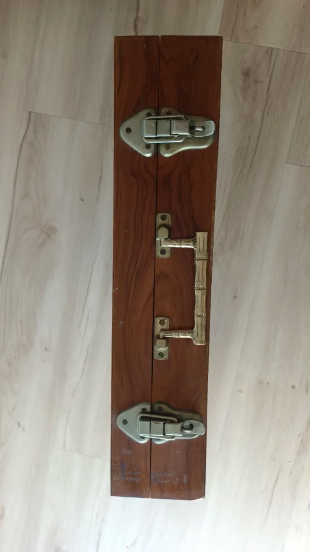 Maletín Cubertería Tailandia Madera y Tela