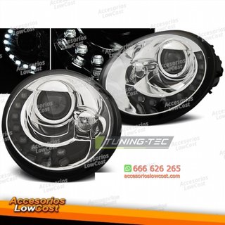 FAROS LUZ DE DIA CROMADOS aptos para VW NEW BEETL
