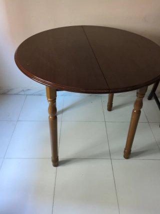 Mesa de comedor extensible 90 cm