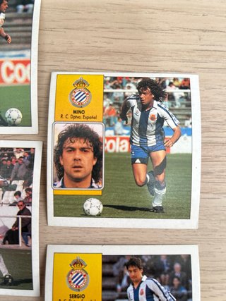 Lote 19 cromos RCD Espanyol Liga 92-93
