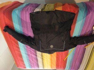 Chaqueta Moto Cordura Negra