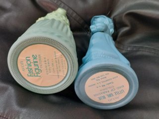 2 Perfumeros Antiguos Figuras Niñas