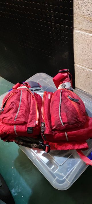 Chaleco kayak Palm Taupo rojo
