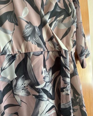 Vestido largo estampado floral
