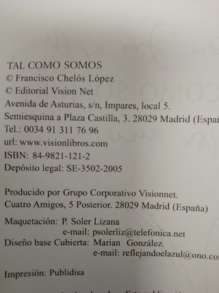 TAL COMO SOMOS (DESCATALOGADO)